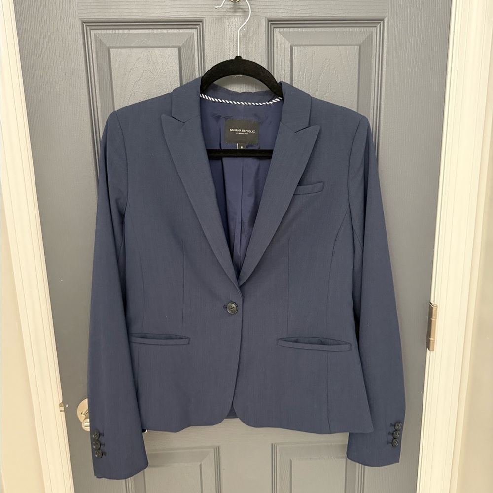 Banana Republic Classic Fit Blazer and Pants in Navy